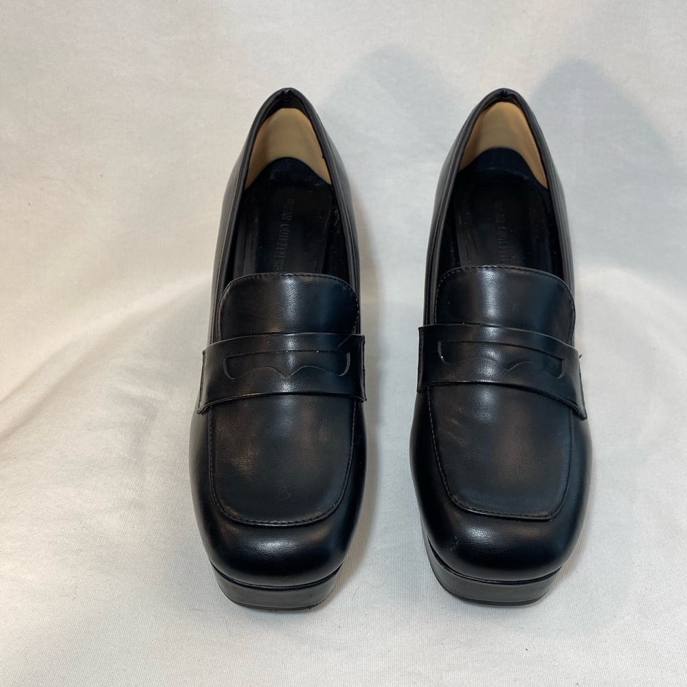Urban Outfitters size 39 Black platform loafers with heel